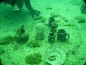 Relics on a wreck